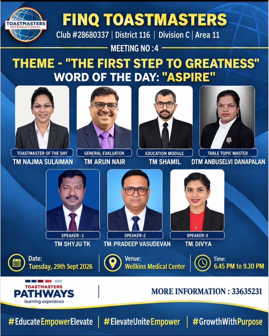 FINQ Toastmasters Club